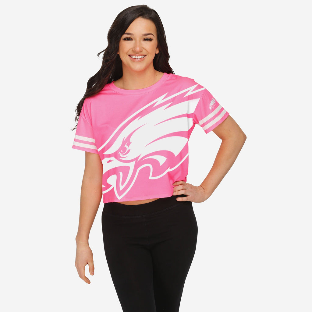 Philadelphia Eagles Womens Highlights Crop Top FOCO S - FOCO.com