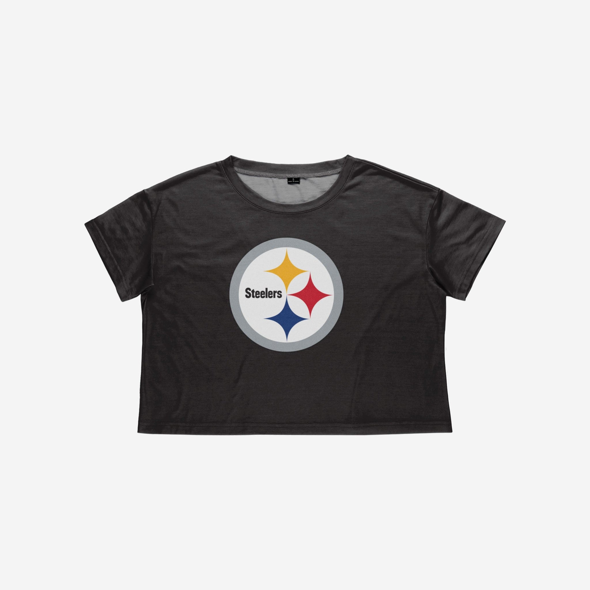 Pittsburgh Steelers Womens Cold Shoulder T-Shirt FOCO