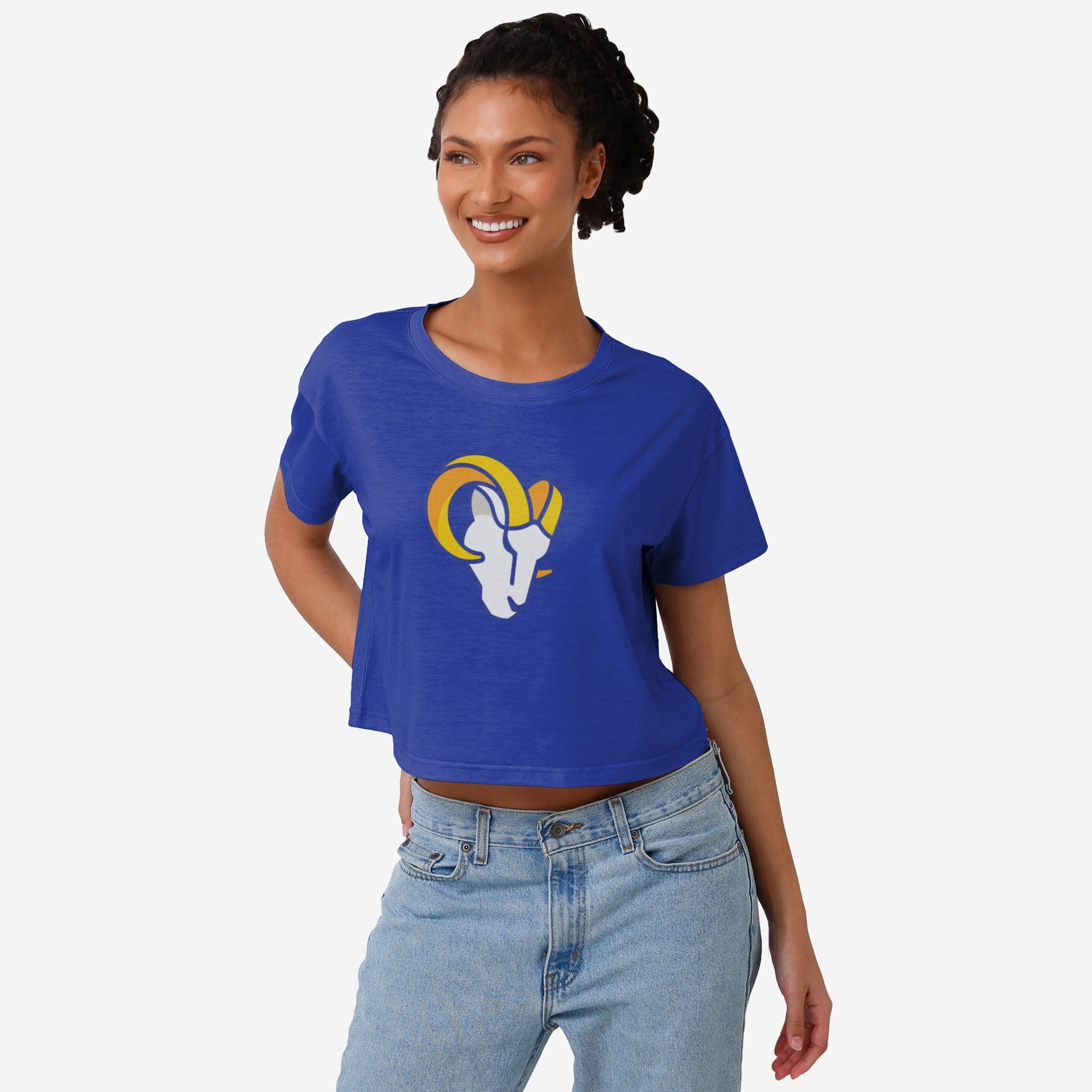 Women's Los Angeles Rams Emblem Tee