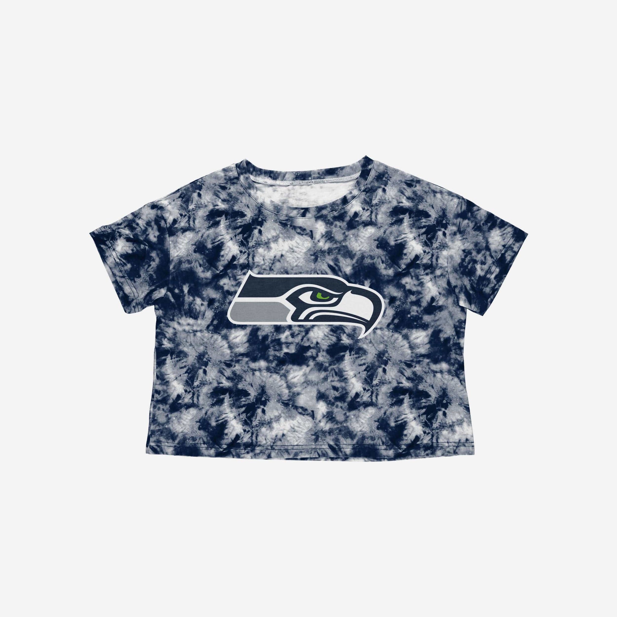 Seattle Seahawks NFL Womens To Tie-Dye For Crop Top