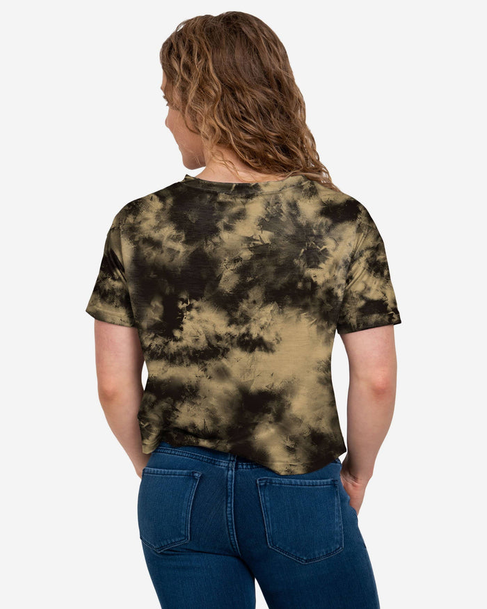 New Orleans Saints Womens To Tie-Dye For Crop Top FOCO - FOCO.com