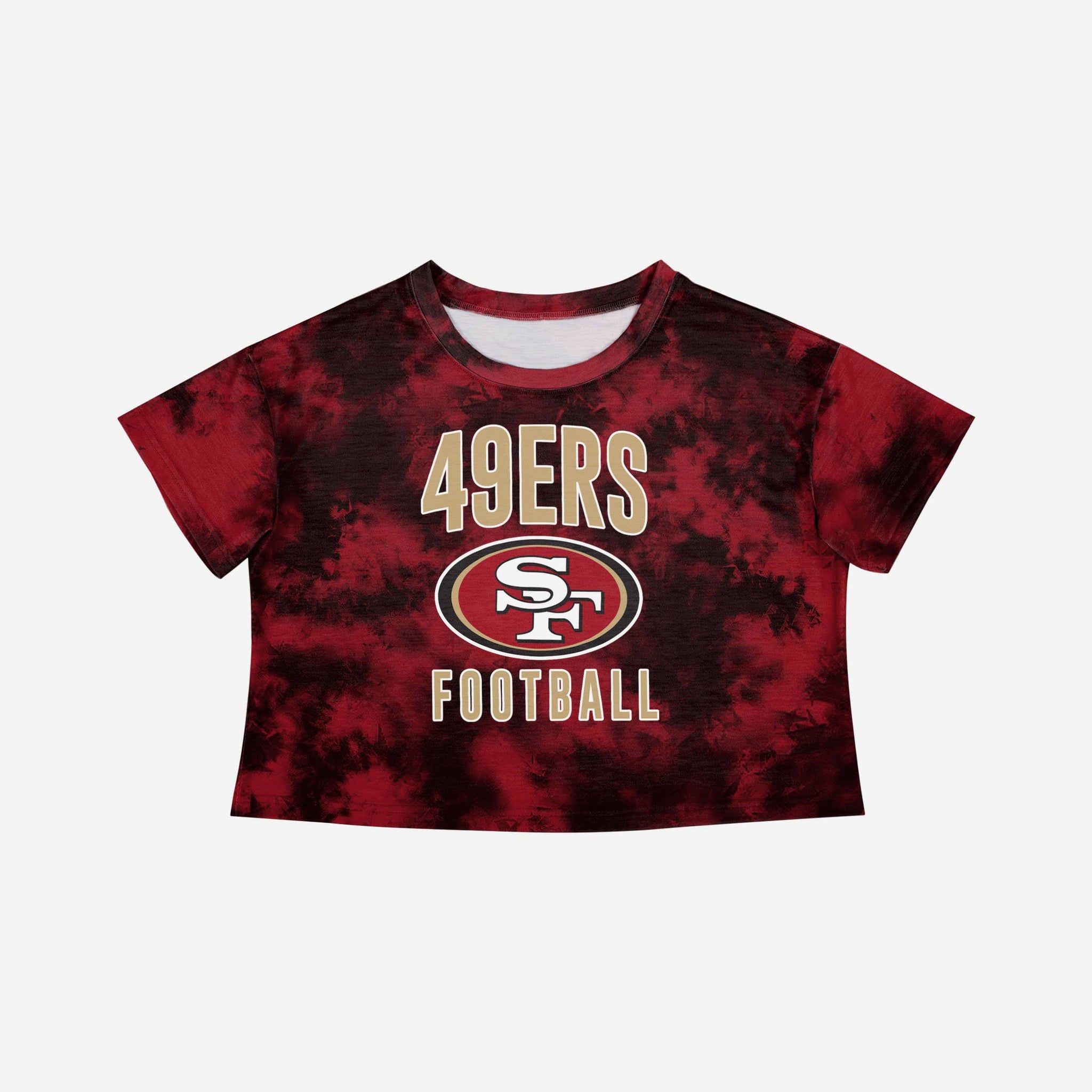 San Francisco 49ers NFL Womens To Tie-Dye For Crop Top - L: Buy
