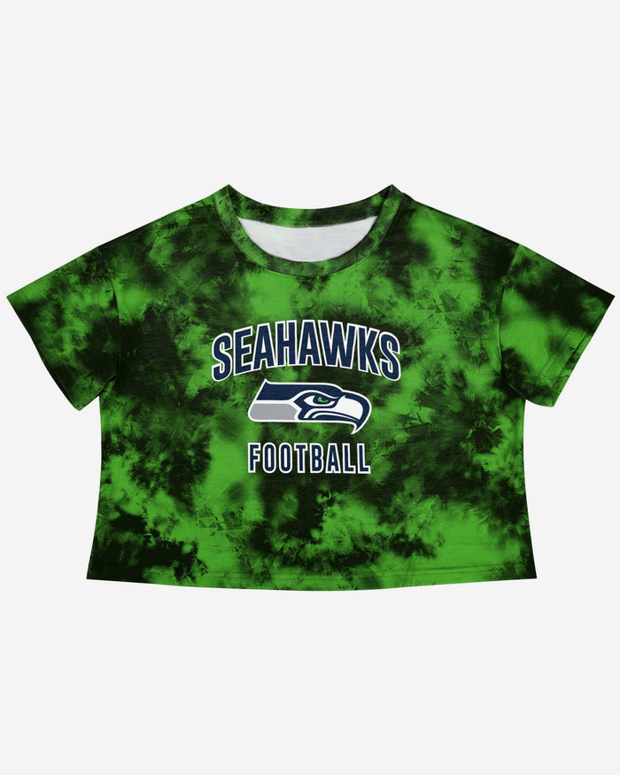 Seattle Seahawks Womens To Tie-Dye For Crop Top FOCO - FOCO.com