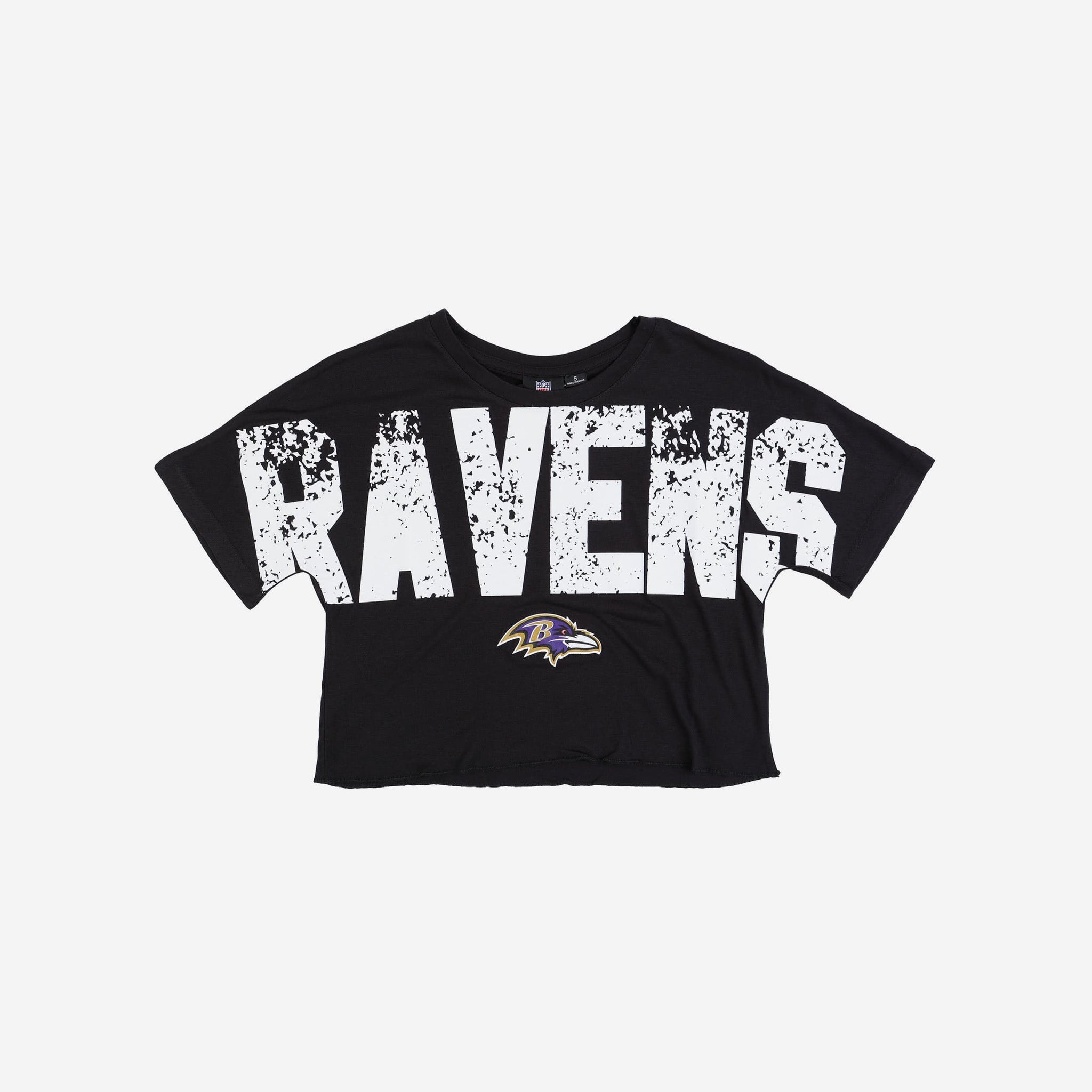 Baltimore Ravens NFL Team Apparel Women's Destressed Hoodie