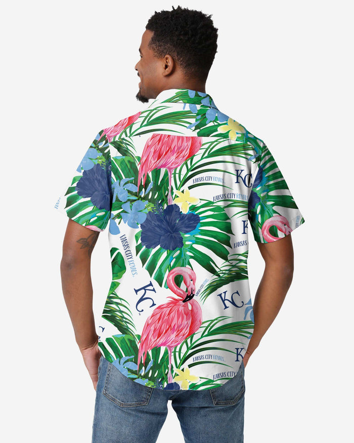 Kansas City Royals Flamingo Button Up Shirt FOCO - FOCO.com