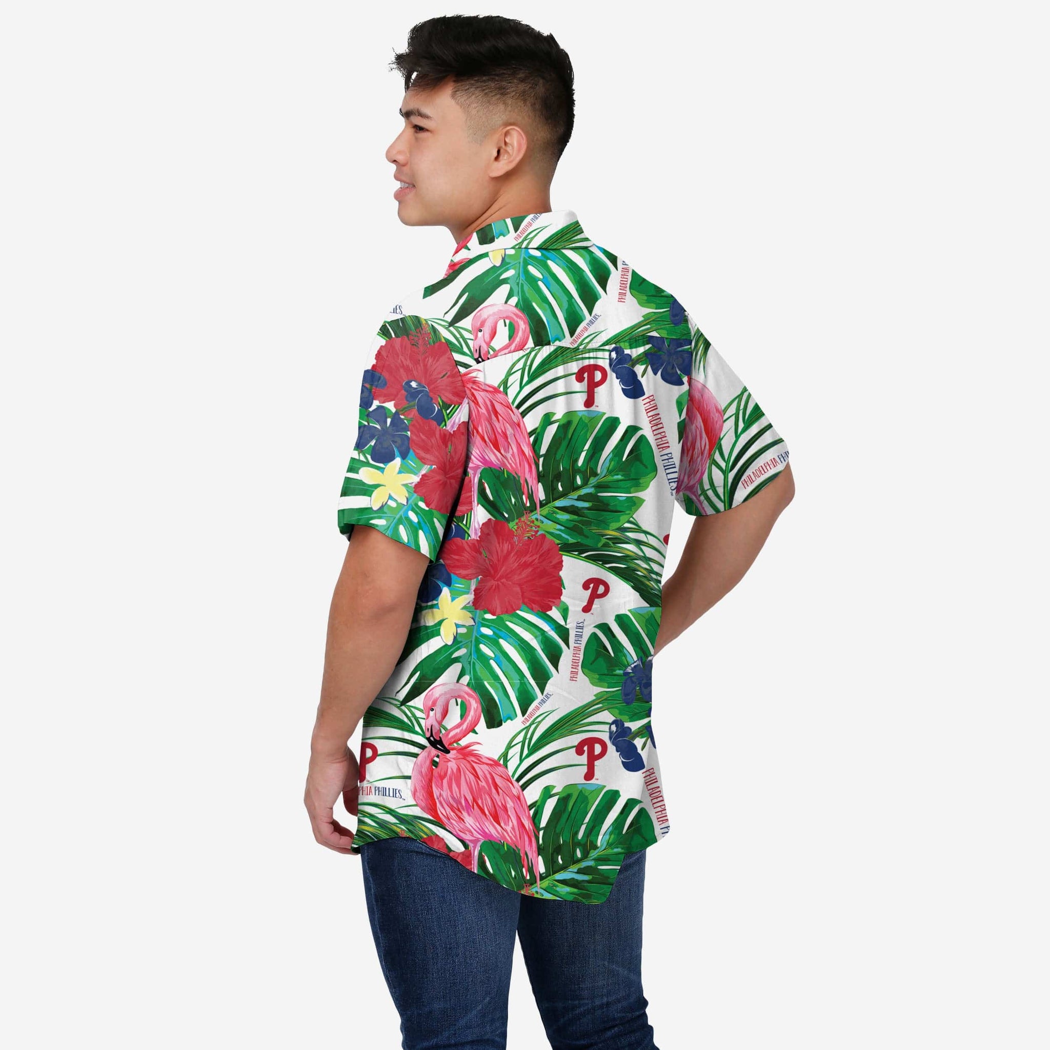Philadelphia Phillies MLB Flower Hawaiian Shirt For Men Women