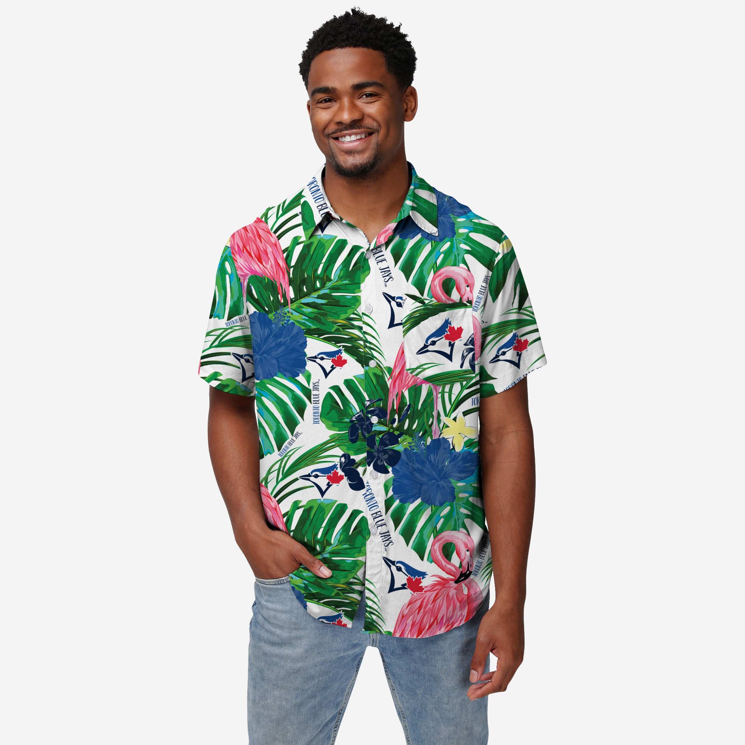 Toronto Blue Jays MLB Flower Hawaiian Shirt Special Gift For Men