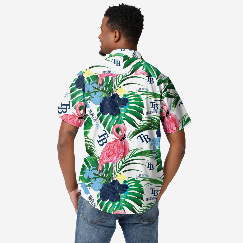 Tampa Bay Rays Flamingo Button Up Shirt FOCO