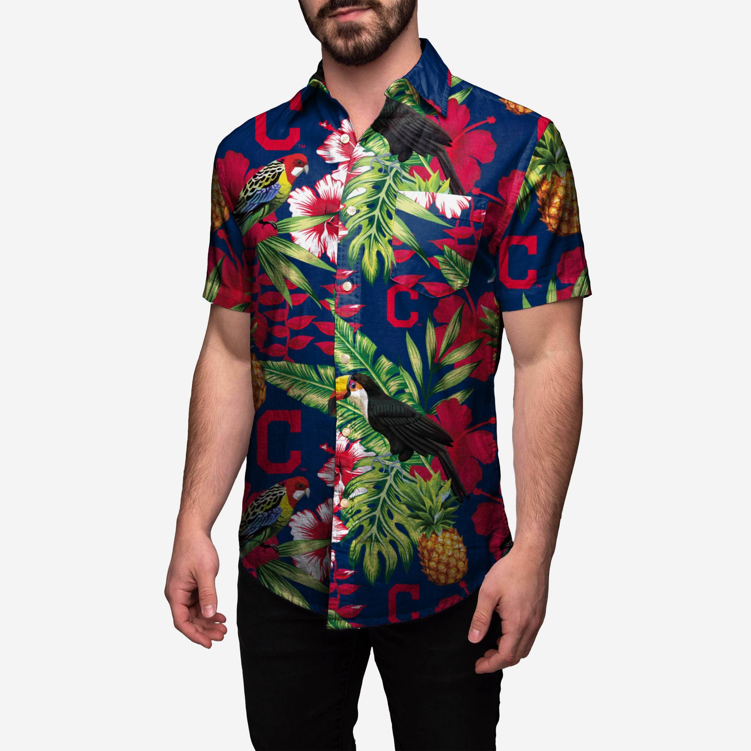 Cleveland Indians MLB Flower Hawaiian Shirt Special Gift For Men And Women  Fans