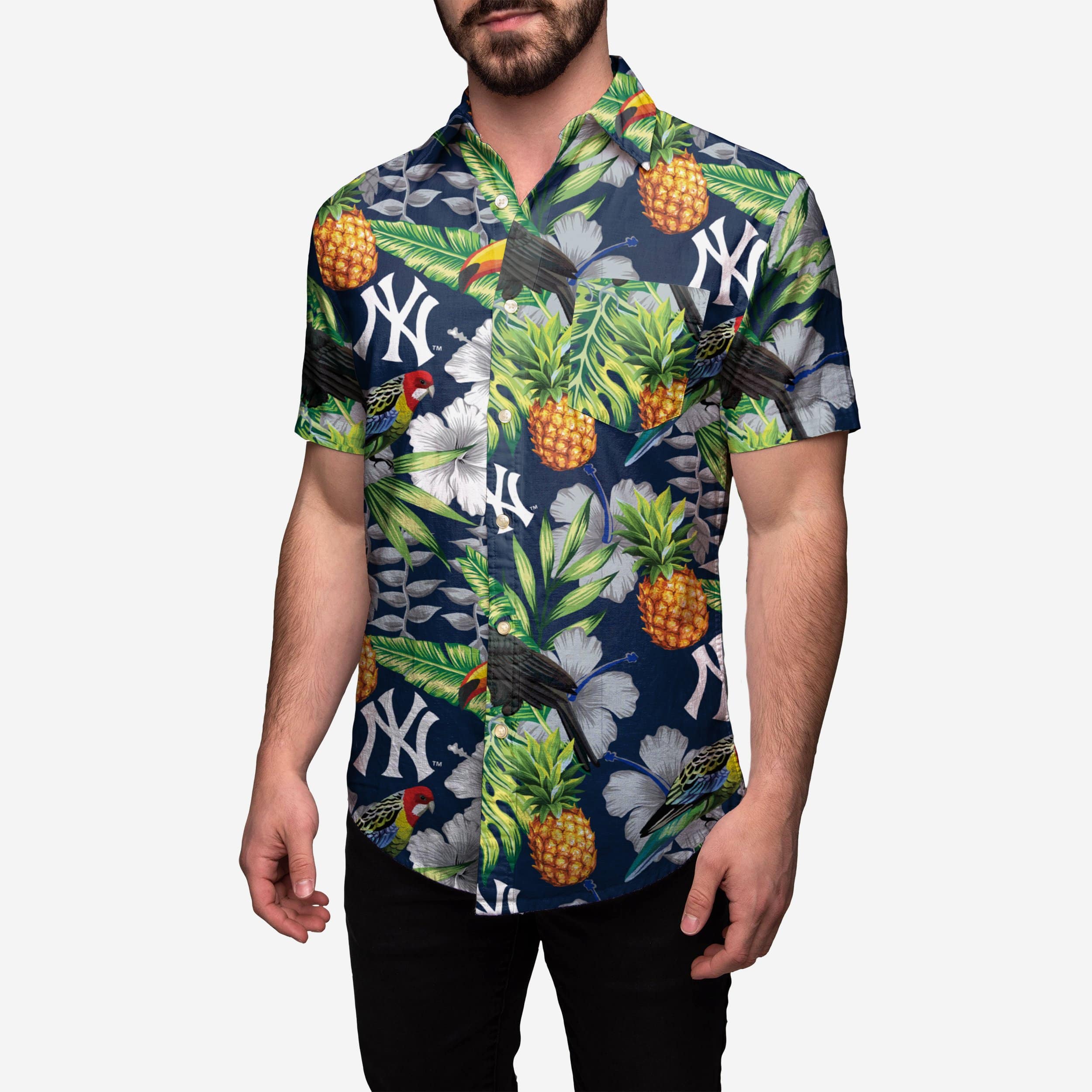 New York Yankess Mlb Flower Pattern Summer Hawaiian Shirt Personalized -  Shibtee Clothing