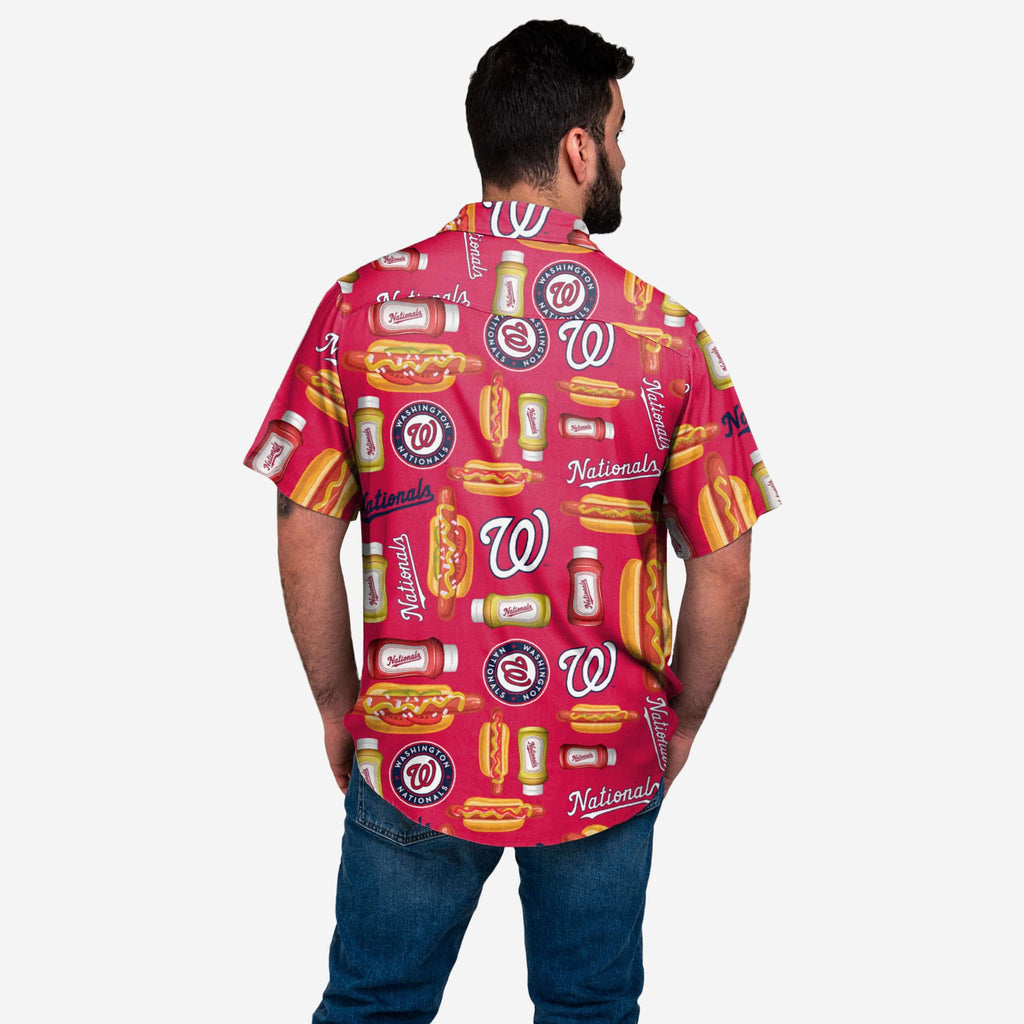 Washington Nationals Grill Pro Button Up Shirt FOCO