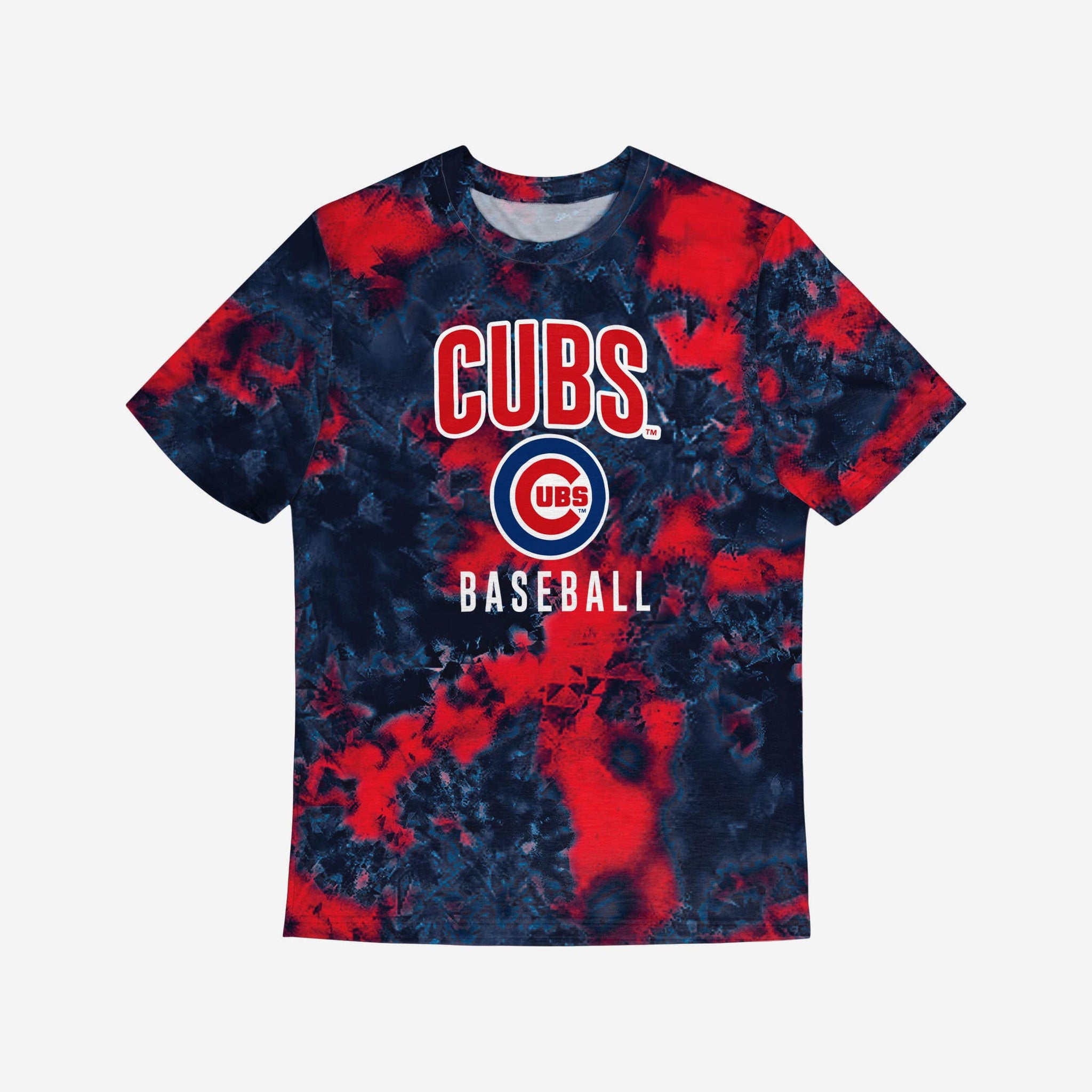 Chicago Cubs Youth V Tie-Dye T-Shirt