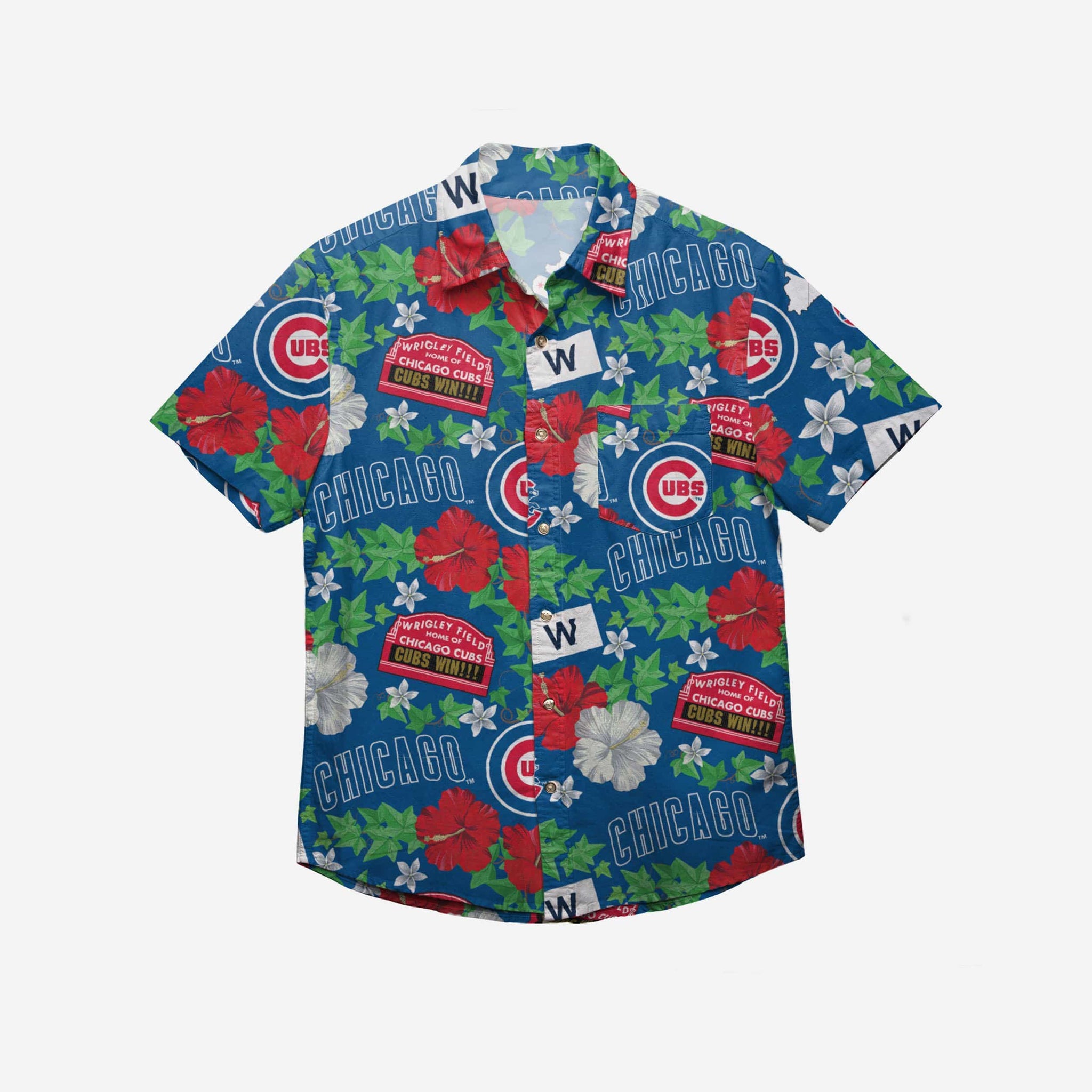 Chicago Cubs City Style Button Up Shirt FOCO