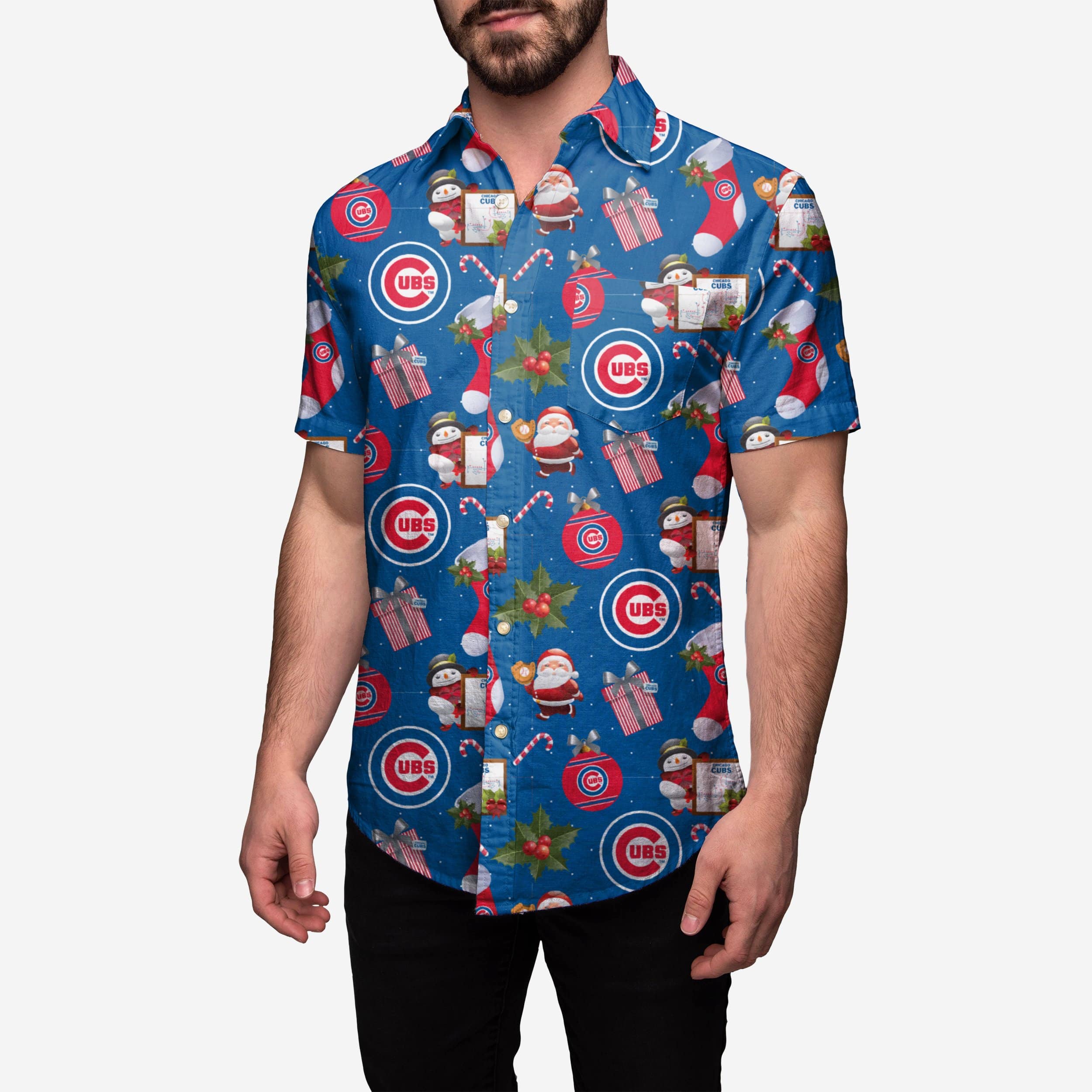 Ho Ho Ho Chicago Cubs Christmas shirt