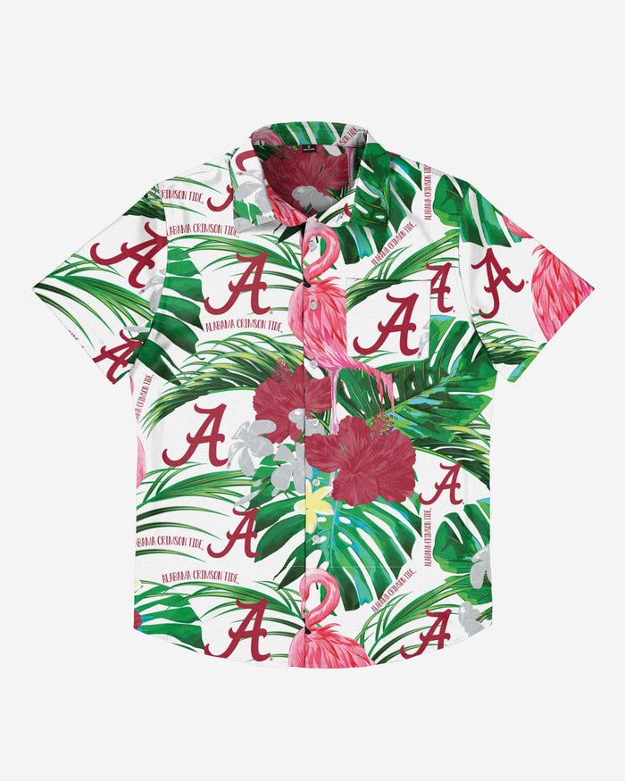 FOCO Seattle Mariners Flamingo Button Up Shirt, Mens Size: 2XL