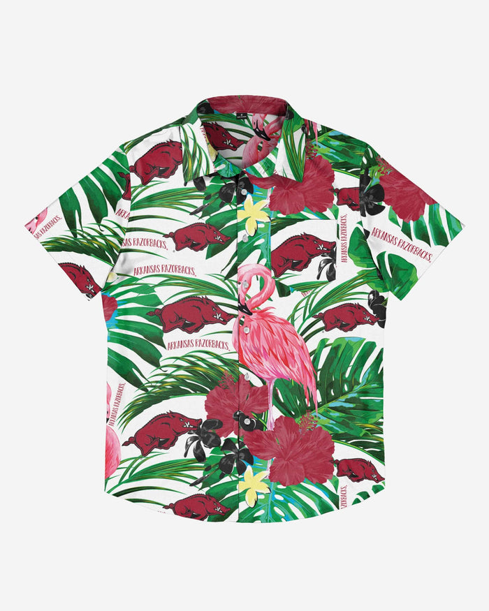 FOCO St Louis Cardinals Flamingo Button Up Shirt, Mens Size: 2XL