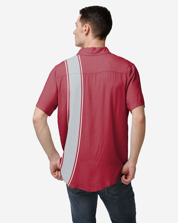 Alabama Crimson Tide Bowling Stripe Button Up Shirt FOCO - FOCO.com