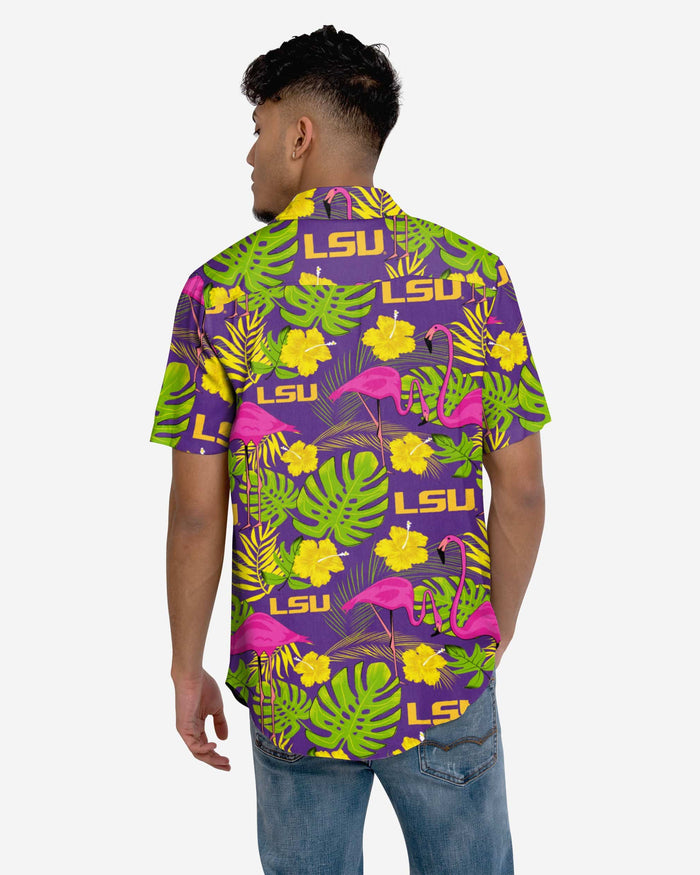 LSU Tigers Highlights Button Up Shirt FOCO - FOCO.com