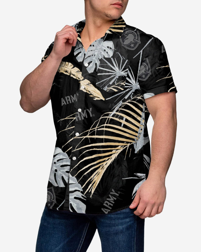 Army Black Knights Neon Palm Button Up Shirt FOCO