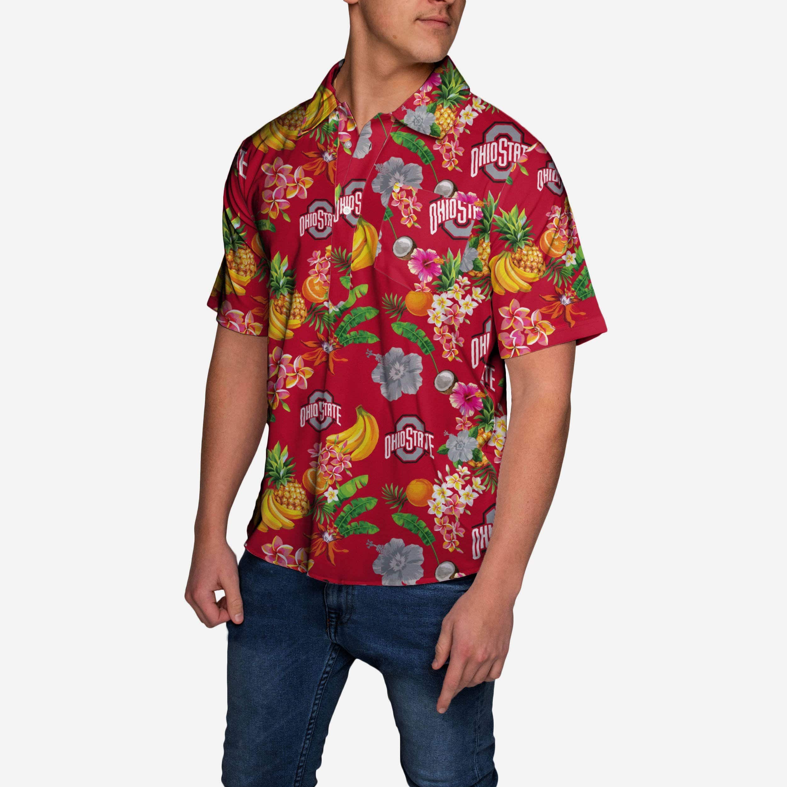 Houston Astros MLB Fruit Tropical Short Sleeves Hawaiian Shirt