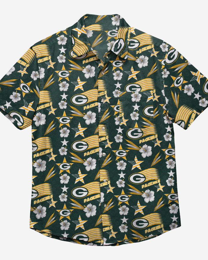 Green Bay Packers Americana Button Up Shirt FOCO - FOCO.com