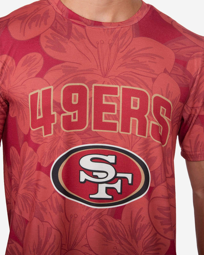 San Francisco 49ers Hibiscus T-Shirt FOCO - FOCO.com