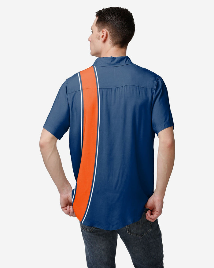 Denver Broncos Bowling Stripe Button Up Shirt FOCO - FOCO.com