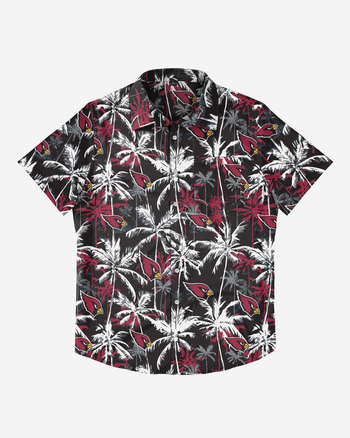 Arizona Cardinals Black Floral Button Up Shirt FOCO - FOCO.com