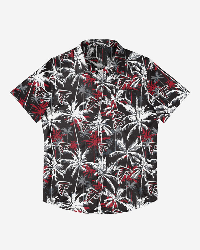 Atlanta Falcons Black Floral Button Up Shirt FOCO - FOCO.com