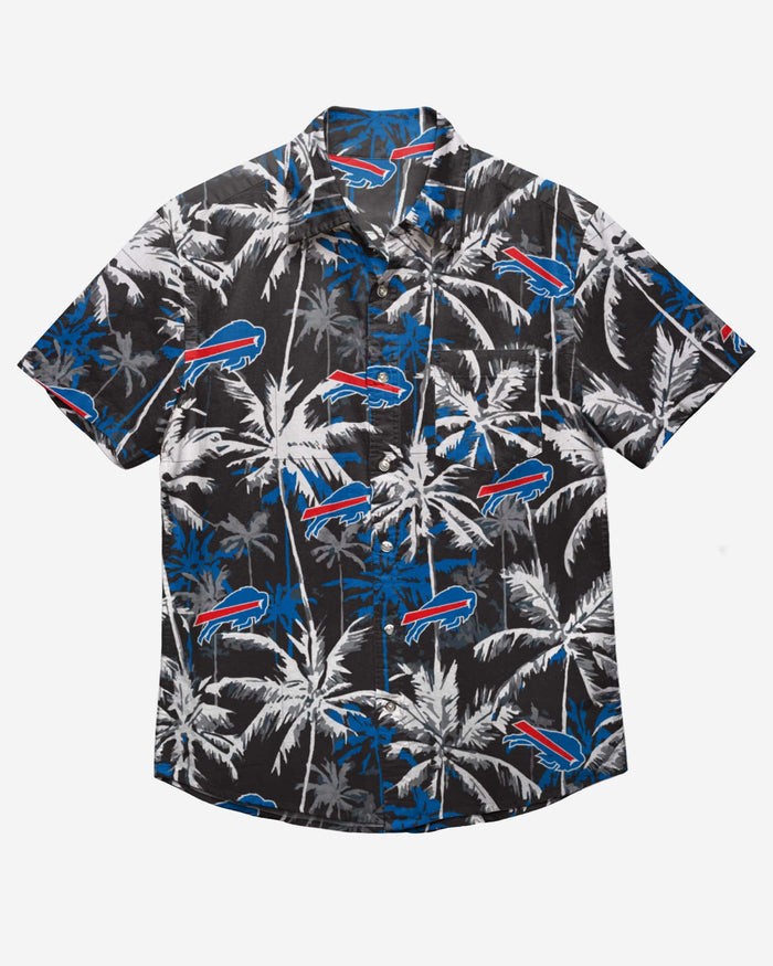 Buffalo Bills Black Floral Button Up Shirt FOCO - FOCO.com