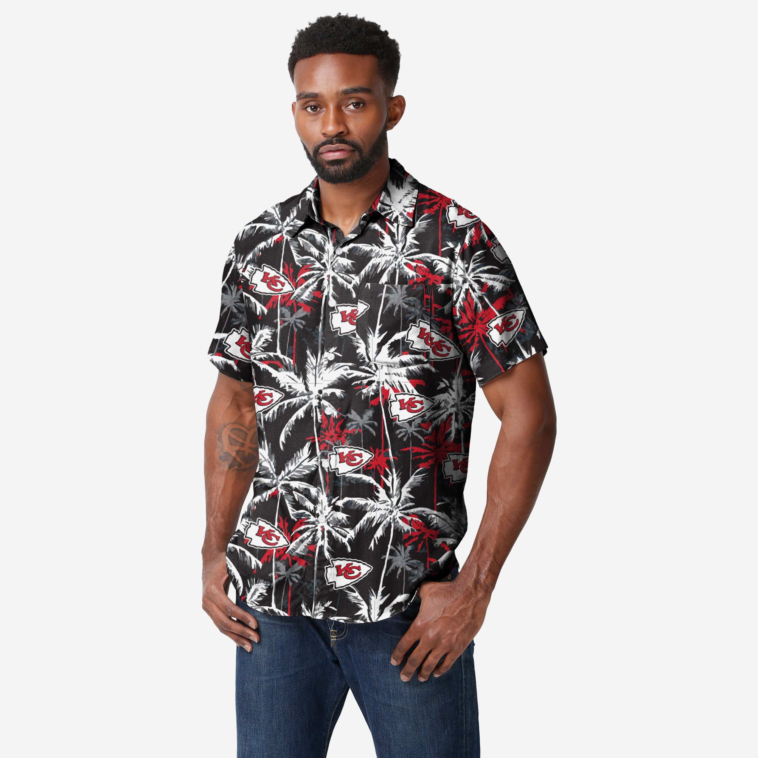 20% SALE OFF Kansas City Chiefs Hawaiian Shirt Floral Button Up