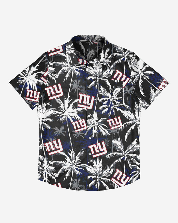 New York Giants Black Floral Button Up Shirt FOCO - FOCO.com