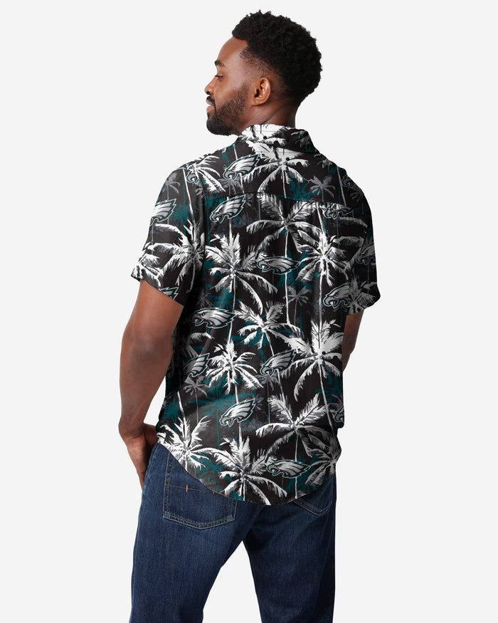 Philadelphia Eagles Black Floral Button Up Shirt FOCO - FOCO.com