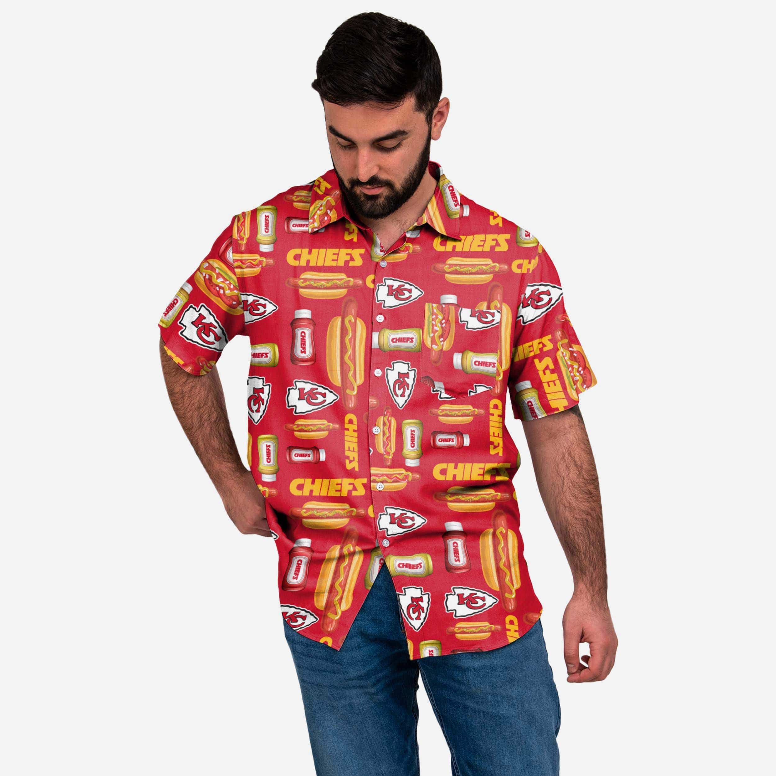 Kansas City Chiefs Grill Pro Button Up Shirt