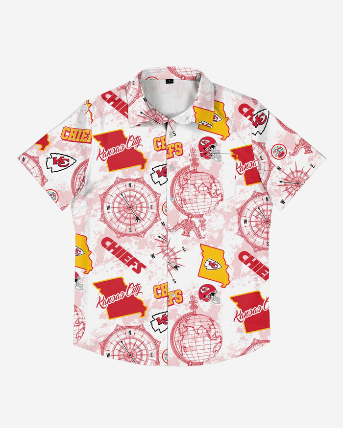 Kansas City Chiefs Mercader Button Up Shirt FOCO - FOCO.com