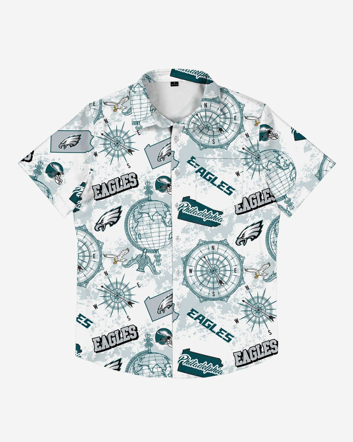 Philadelphia Eagles Mercader Button Up Shirt FOCO - FOCO.com