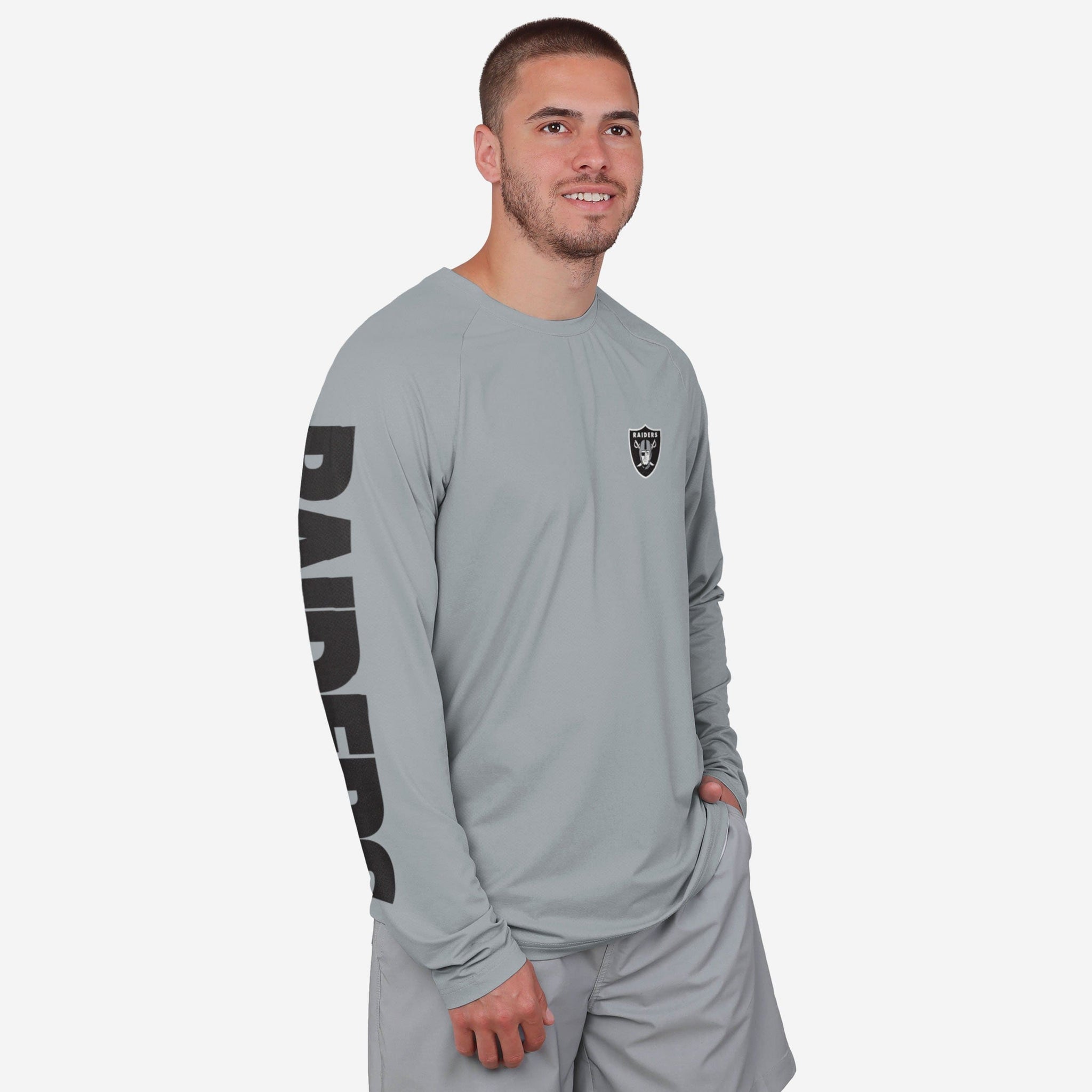 Nike Athletic Fashion (NFL Las Vegas Raiders) Men's Long-Sleeve T