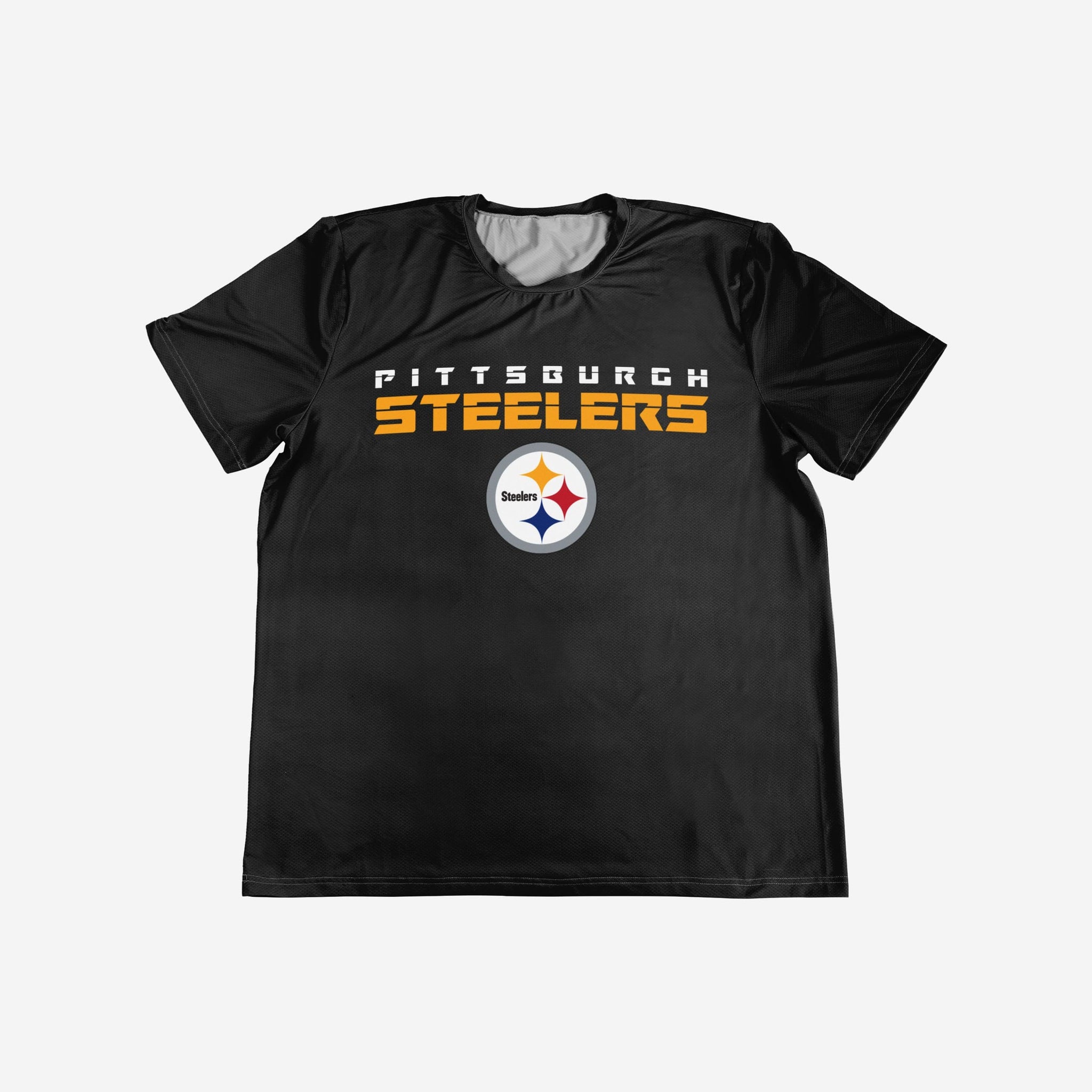 NFL Team Apparel Youth Pittsburgh Steelers Rash Guard Black T