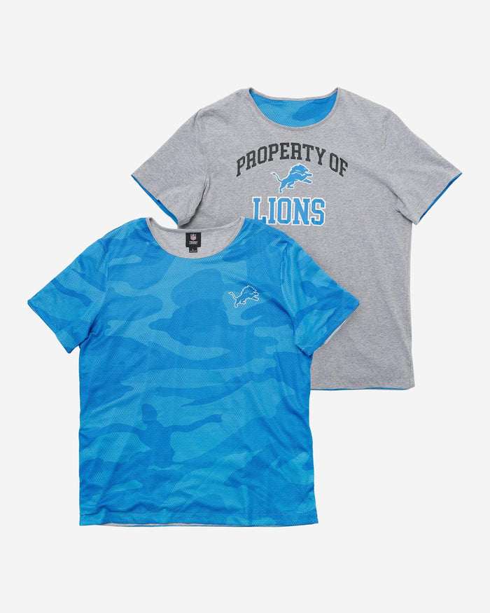 Detroit Lions Reversible Mesh Matchup T-Shirt FOCO - FOCO.com