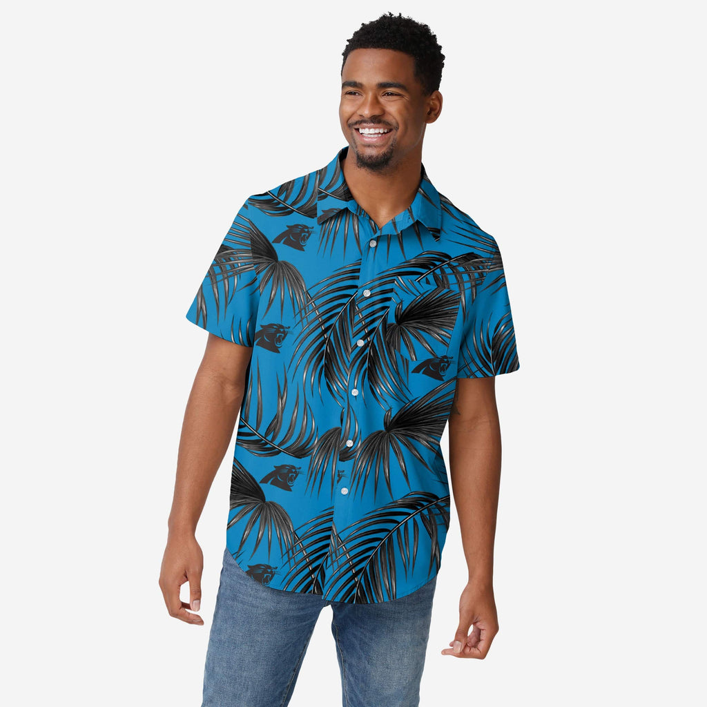 Carolina Panthers Hawaiian Button Up Shirt FOCO S - FOCO.com