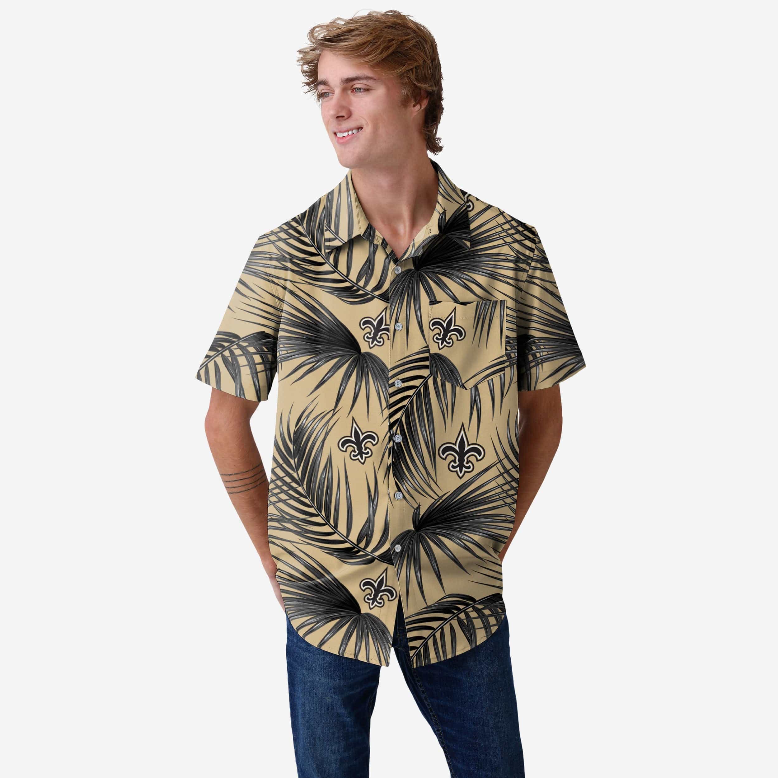 New Orleans Saints Logo Hawaiian Shirt For Men And Women