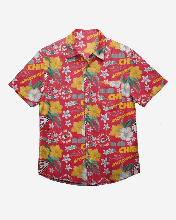 Kansas City Chiefs City Style Button Up Shirt FOCO - FOCO.com