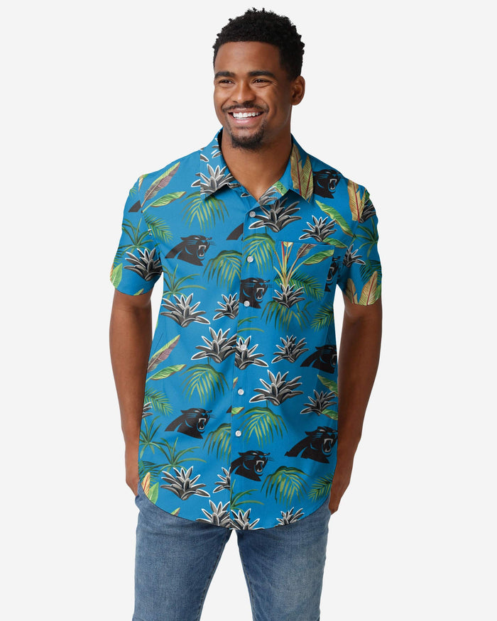 Carolina Panthers Victory Vacay Button Up Shirt FOCO S - FOCO.com