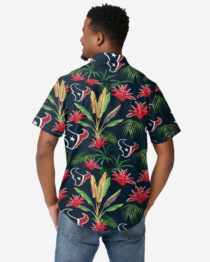 Houston Texans Victory Vacay Button Up Shirt FOCO - FOCO.com