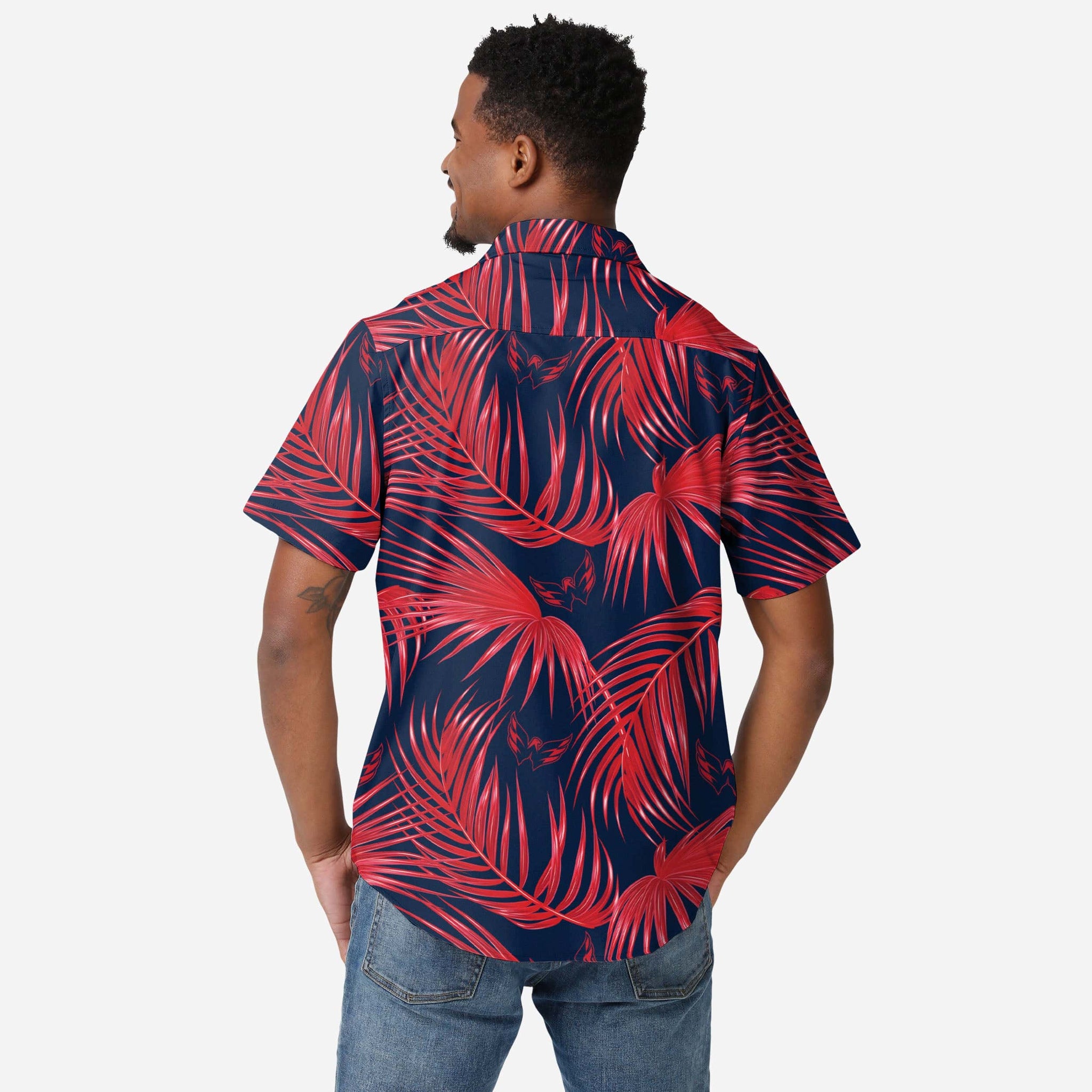 Boston Red Sox Stripes MLB Personalized Hawaiian Shirt