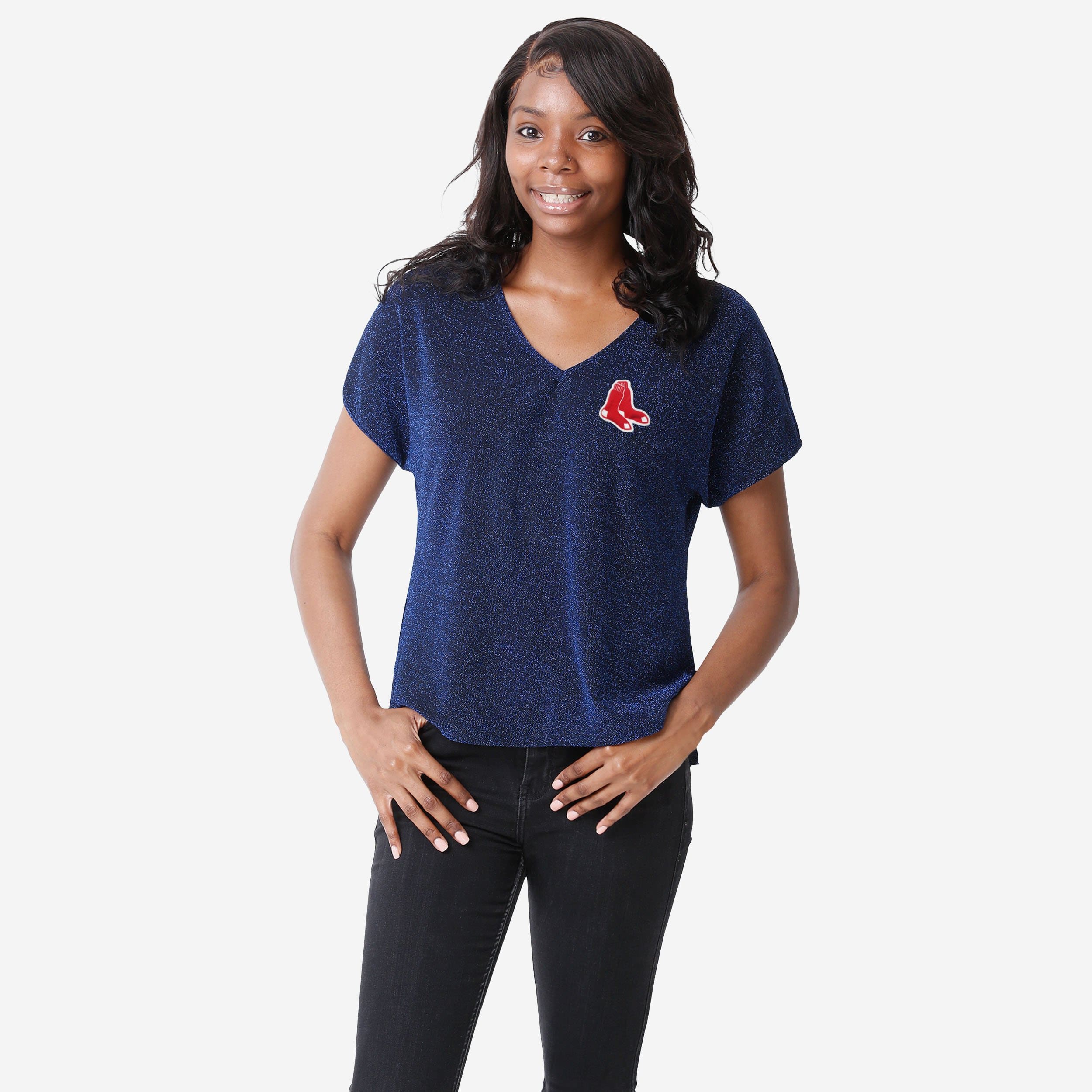 Fanatics Boston Red Sox Women's Team Shimmer T-Shirt 20 / L