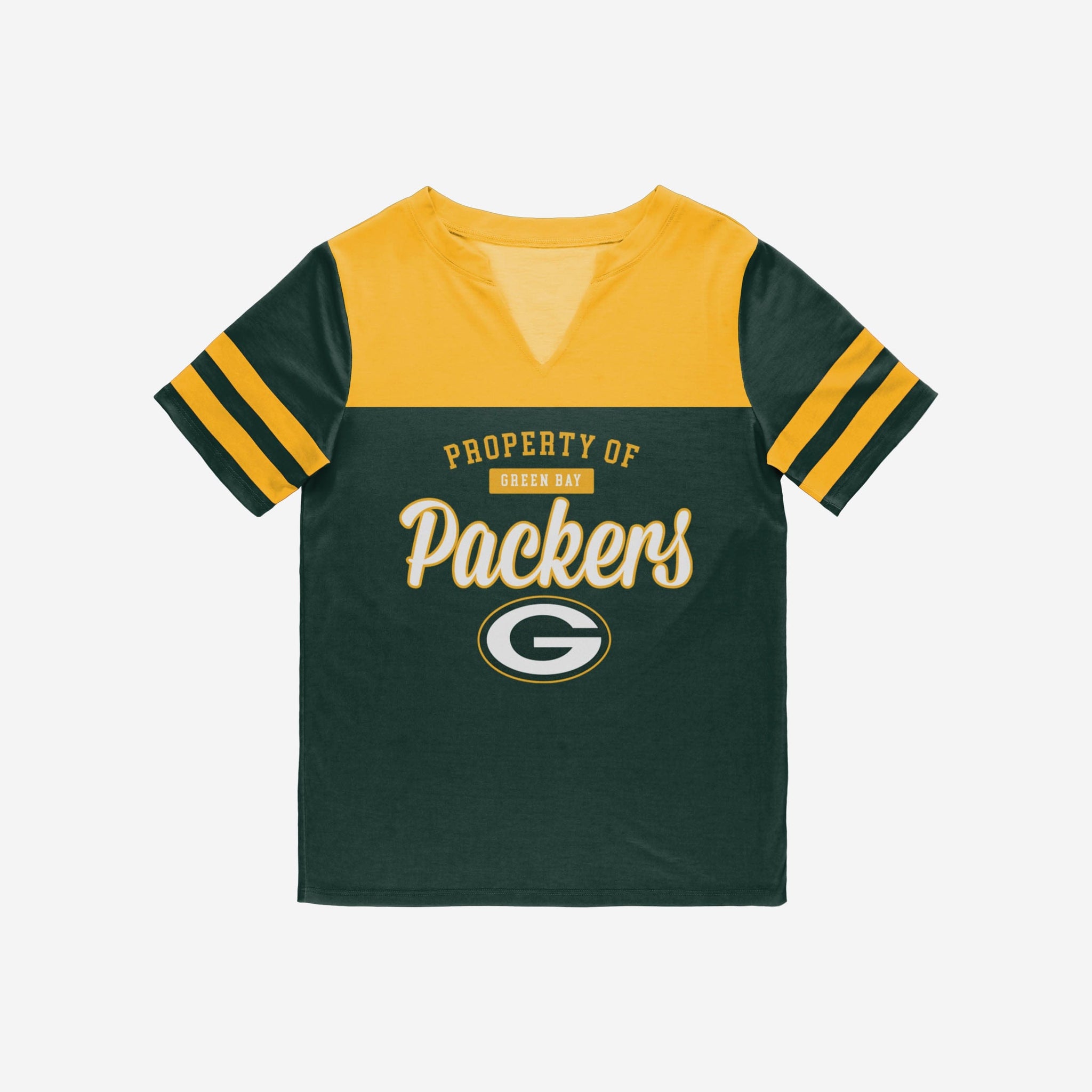 FOCO Green Bay Packers NFL Womens Gameday Ready Lounge Shirt