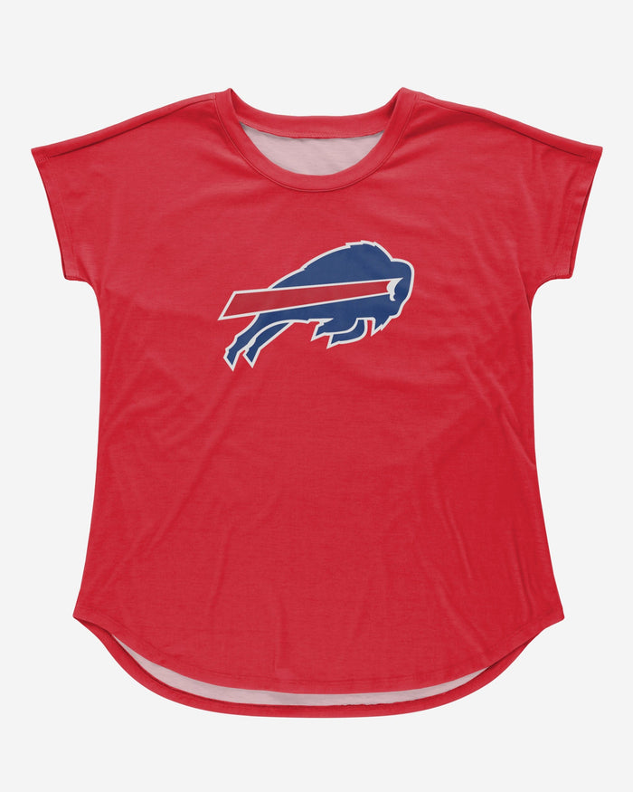 Buffalo Bills Womens Big Logo Tunic Top FOCO - FOCO.com