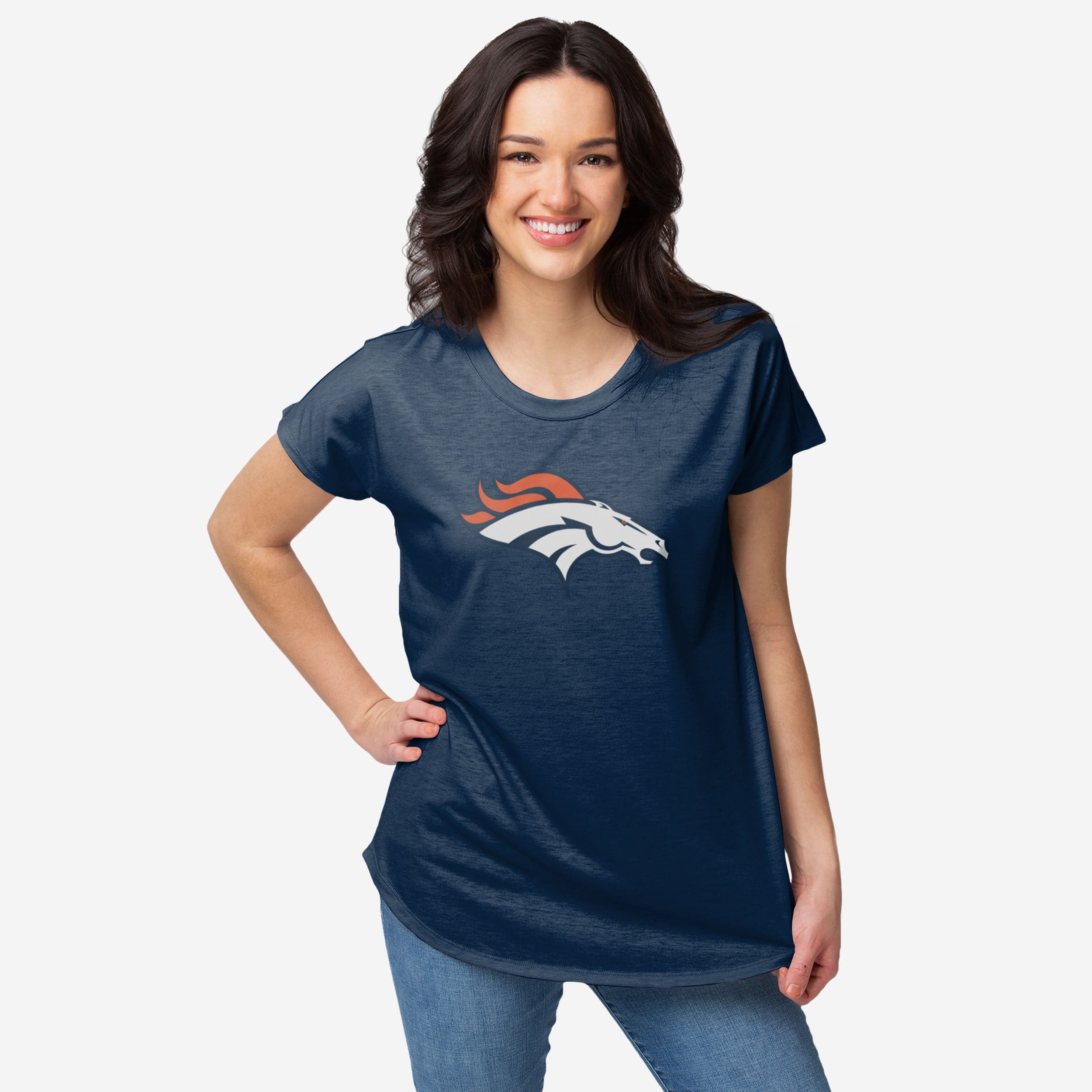 Denver Broncos Football Wordmark T-Shirt FOCO