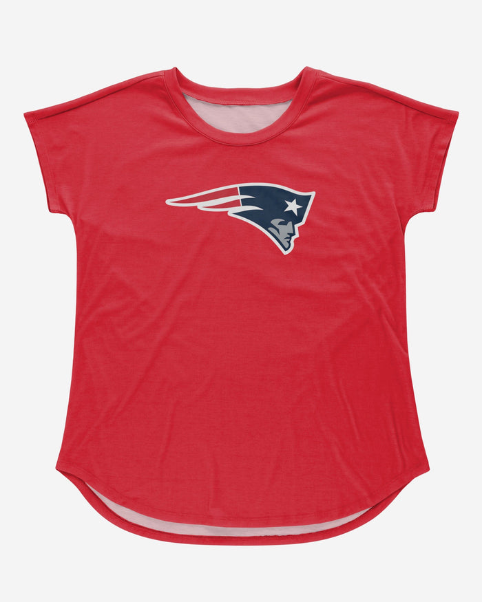 New England Patriots Womens Big Logo Tunic Top FOCO - FOCO.com